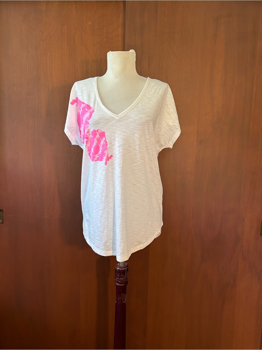 NWT Lilly Pulitzer White Short Sleeve Graphic Tee